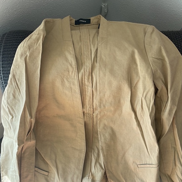 Linen Blend Blazer - Picture 6 of 8